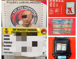 Nekat Lompat Jendela Saat Digerebek, Usaha Pelarian Terduga Pengedar Sabu Berakhir di Mapolres Lubuklinggau