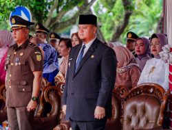 Sekda Banyuasin Hadiri Upacara Peringatan Hari Bhayangkara ke-79