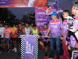 Dilepas Bupati HM Toha, Banjir Peserta dan Hadiah, Bhayangkara Muba Fun Run 2025 Berlangsung Semarak