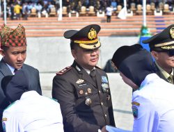 Hadiri Upacara HUT Ke-80 RI di BHC Menara Siger, AKBP Rahmad Hidayat: Semangat Kemerdekaan Perangi Narkoba