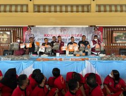 Juli Hingga Agustus 2025 Polda NTB Ungkap 12 Kasus Narkoba, 23 Tersangka Diamankan