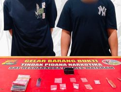 Ringkus Dua Residivis Narkoba di Karang Bagu, Polisi Aamankan Sabu dan Ekstasi 