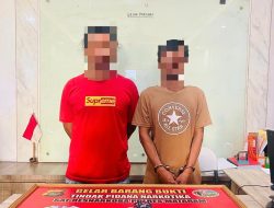 Duduk Santai di Rumah, Dua Pria di Sandubaya Diciduk Polisi dengan Barang Bukti Sabu 7,1 Gram