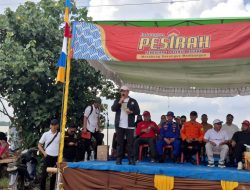 Lestarikan Budaya, Bupati Banyuasin Buka Lomba Bidar Sungsang