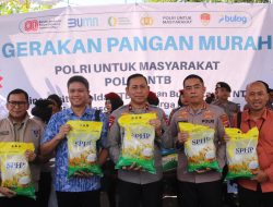 Polda NTB dan Bulog Gelar Gerakan Pangan Murah, 70 Ton Beras SPHP Tersalurkan