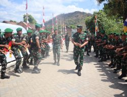 Danrem 162/WB Tinjau Kesiapan Yonif TP 835/SYB di Sumbawa Jelang Kunjungan Menteri Pertahanan