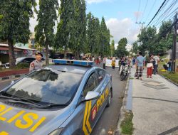Maulid Nabi Muhammad SAW, Polsek Mataram Amankan Pawai Ta’aruf Darul Hikmah dan Madrasah di Karang Genteng