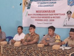 Desa Kayangan Tetapkan RPJMDES Perubahan 2022-2030, Edi Kartono: Masa Jabatan Kades dan BPD Diperpanjang Delapan Tahun