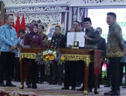 Maksimalkan SDI, Bupati Banyuasin Tanda Tangani Nota Kesepakatan Dengan BPS Banyuasin