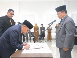Bupati Najmul Lantik Penjabat Sekda Lombok Utara