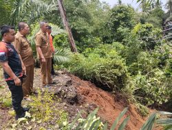 Longsor Sekitar Jembatan Sungai Beliti, Kalak BPBD Mura: Diakibatkan Intensitas Hujan Tinggi Dalam Waktu Yang Lama