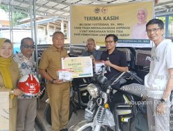 DLH OKI Terima Bantuan Kendaraan Pengangkut Sampah dari Pokir Legislator DPR RI