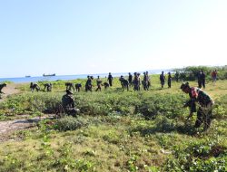 Karya Bakti Kodim 1607/Sumbawa Jelang HUT TNI ke-80, Ajak Pelihara Lingkungan