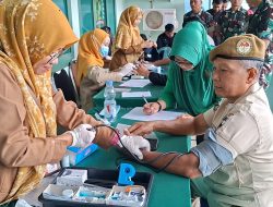 Peringati HUT ke-80 TNI, Kodim 1620/Loteng Gelar Donor Darah