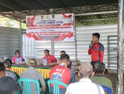  Gowes Kamtibmas ke Desa Senaru, Kapolres Lombok Utara Ikuti Prosesi Adat Nyembek