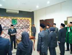 Bupati Muba Lantik Lima Pejabat Administrator, Dorong Kinerja Lebih Cepat dan Profesional