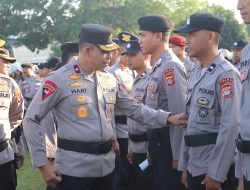 Wakapolda NTB Pimpin Apel Gelar Pasukan Jelang Hari Demokrasi Internasional dan 100 Hari Pemerintahan Presiden Prabowo