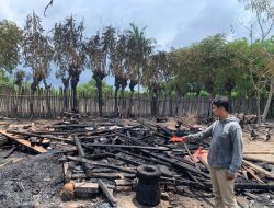 Satu Rumah di Desa Sukadana Ludes Dilalap Api, Polsek Bayan Olah TKP: Kerugian Capai Puluhan Juta