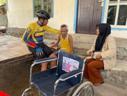Sinergi Polri dan Masyarakat, Polres Lombok Utara Gowes Kamtibmas dan Bakti Sosial di Desa Karang Bajo