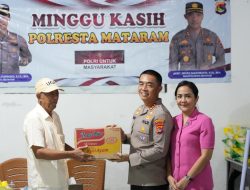 Peduli Sosial ke Masyarakat, Polresta Mataram Gelar “Minggu Kasih” di Panti Asuhan PATMOS