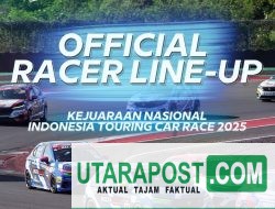 Deretan Peserta Kejurnas ITCR 2025 Putaran 3 di Sirkuit Mandalika