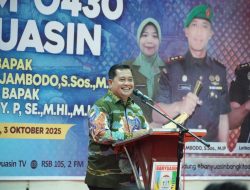 Hadiri Pisah Sambut Dandim 0430/Banyuasin, Bupati Askolani: Pemkab Apresiasi Dedikasi dan Sambut Kolaborasi Baru