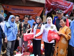 Gerak Cepat! Wabup Netta Langsung Tinjau Korban Kebakaran Desa Tanjung Lago