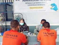 Wujud Kepedulian terhadap Kesehatan, 30 Warga Binaan Lapas Sekayu Jalani Tes HIV
