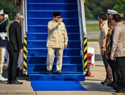 Usai Hadiri KTT Perdamaian dan Penghentian Perang Gaza, Presiden Prabowo Tiba di Tanah Air