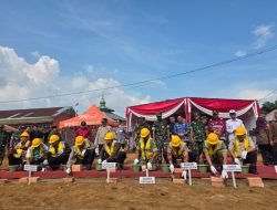 Bupati Askolani Hadiri Peletakan Batu Pertama Pembangunan Koperasi Merah Putih di Banyuasin
