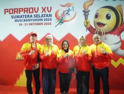 Hadiri Opening Ceremony Porprov XV Sumsel 2025, Wabup Netta Beri Motivasi pada Kontingen Banyuasin