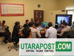 Sambut HUT ke-74, Humas Polresta Mataram Ikuti Sarasehan Humas Polri Secara Virtual