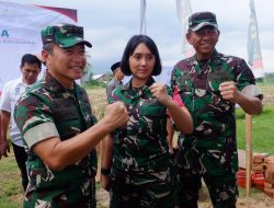 Pelda (K) Dewi Jadi Babinsa Wanita Pertama di NTB, Ikut Serta dalam Groundbreaking Koperasi Merah Putih