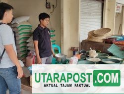 Pastikan Harga Beras Stabil, Polres Lombok Utara Pantau Harga di Pasar Gangga