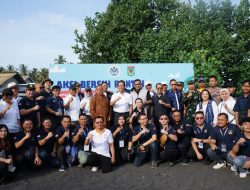 Hadiri Gema Budhis Indonesia di KLU, Menteri LH RI Didampingi Wabup Kusmalahadi Gotong Royong Bersih Pantai