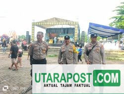 Pastikan Berjalan Aman dan Lancar, Polsek Ampenan Amankan Kegiatan Walking Tour di Teras Udayana