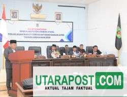 Rapat Paripurna DPRD KLU, Bupati Najmul Akhyar Paparkan RAPBD 2026 yang Strategis