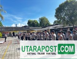 Amankan Aksi Unjuk Rasa di Sejumlah Titik, Polresta Mataram Kerahkan Ratusan Personel