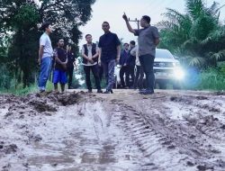 Jalan Poros Rusak, Bupati OKI Koordinasi dengan Perusahaan untuk Jalur Alternatif