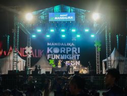 7.500 Peserta Ramaikan Mandalika Korpri Fun Night Run di Kawasan The Mandalika