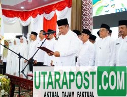 Hadiri Hari Santri Nasional 2025, Bupati HM Toha Lantik Pengurus DMI Kabupaten Muba