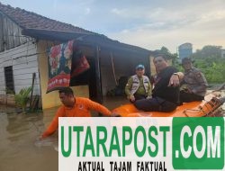 Pemkab Banyuasin Siaga Bencana, Pantau Korban Banjir Kecamatan Talang Kelapa
