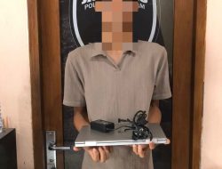 Gondol Laptop Saat Pemiliknya Cari Kertas Skripsi, Mahasiswa Berinisial TPLB Dibekuk Resmob Polresta Mataram