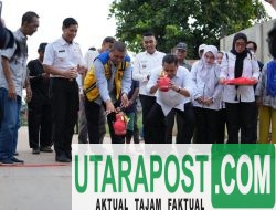 Bupati Banyuasin Resmikan Dua Ruas Jalan di Kecamatan Talang Kelapa