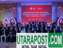 Pengangkatan 34 Advokat, KAI NTB Tegaskan Profesionalisme dan Integritas