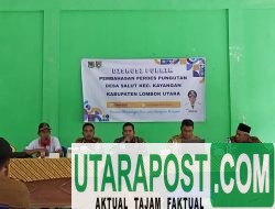 Tingkatkan PADes, Pemdes Salut Gelar Penyusunan dan Penetapan Perdes