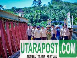 Tinjau Pembangunan Jembatan Bailey Sungai Garoga, Presiden Prabowo Kawal Langsung Pemulihan Infrastruktur di Tapanuli Selatan