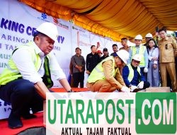 Gubernur Herman Deru Didampingi Bupati Muba Groundbreaking Jaringan Gas di Babat Supat