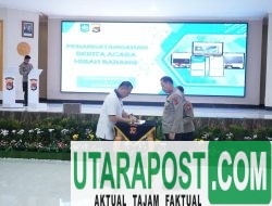 Gubernur Miq Iqbal Serahkan Hibah Videotron ke Polda NTB, Sebagai Sarana Komunikasi Dan Pelayanan Publik
