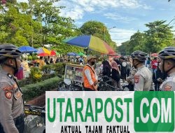 Amankan CFD dan Ibadah Gereja, Polresta Mataram Gelar Patroli Minggu Pagi